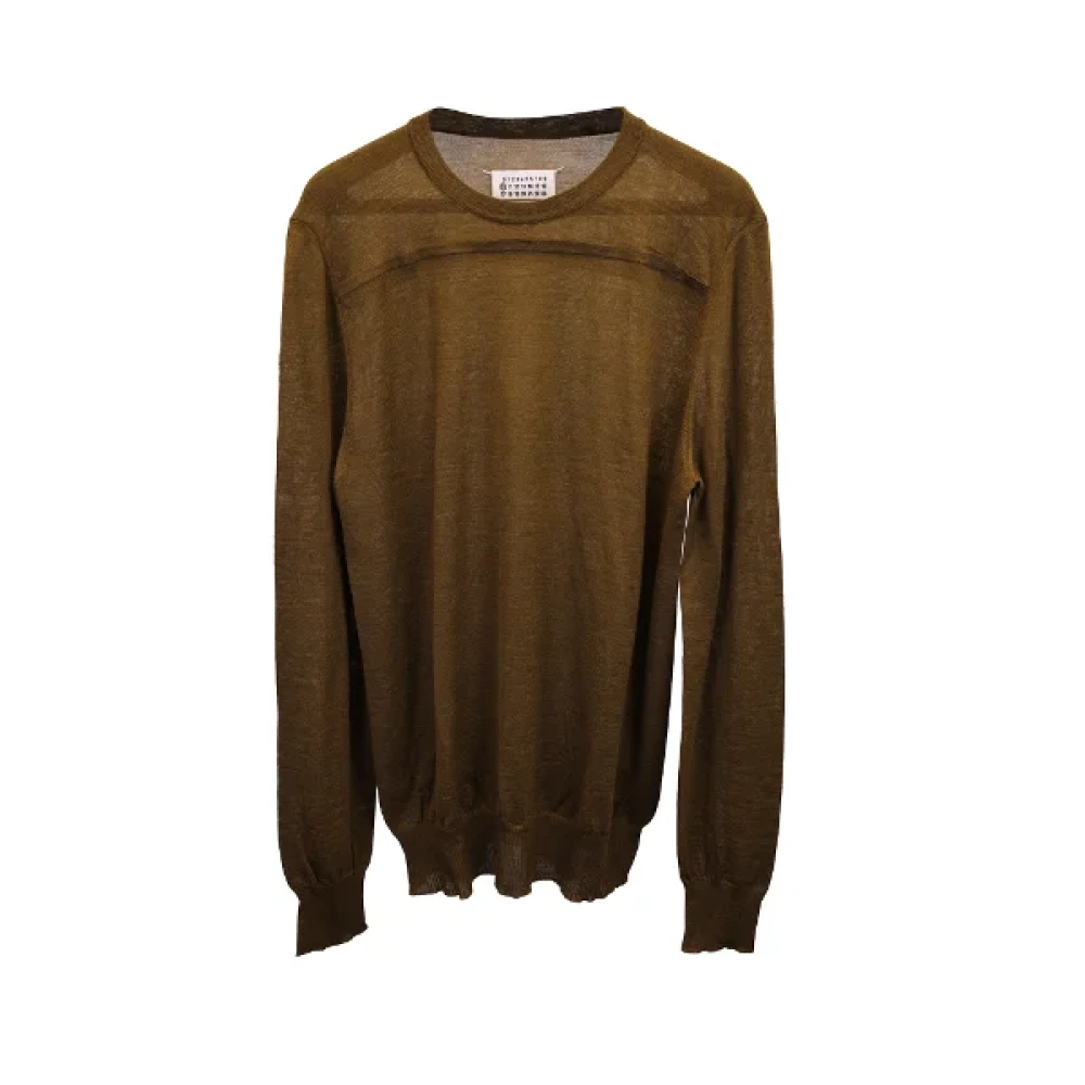 Maison Margiela Pre-owned Fabric tops Brown Heren