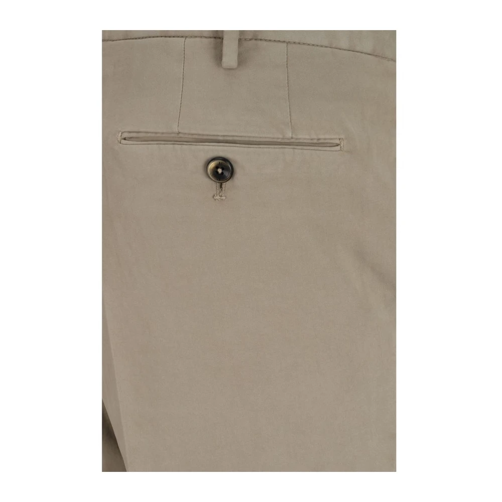PT Torino Katoenen Broek met Zakken en Sluiting Gray Heren