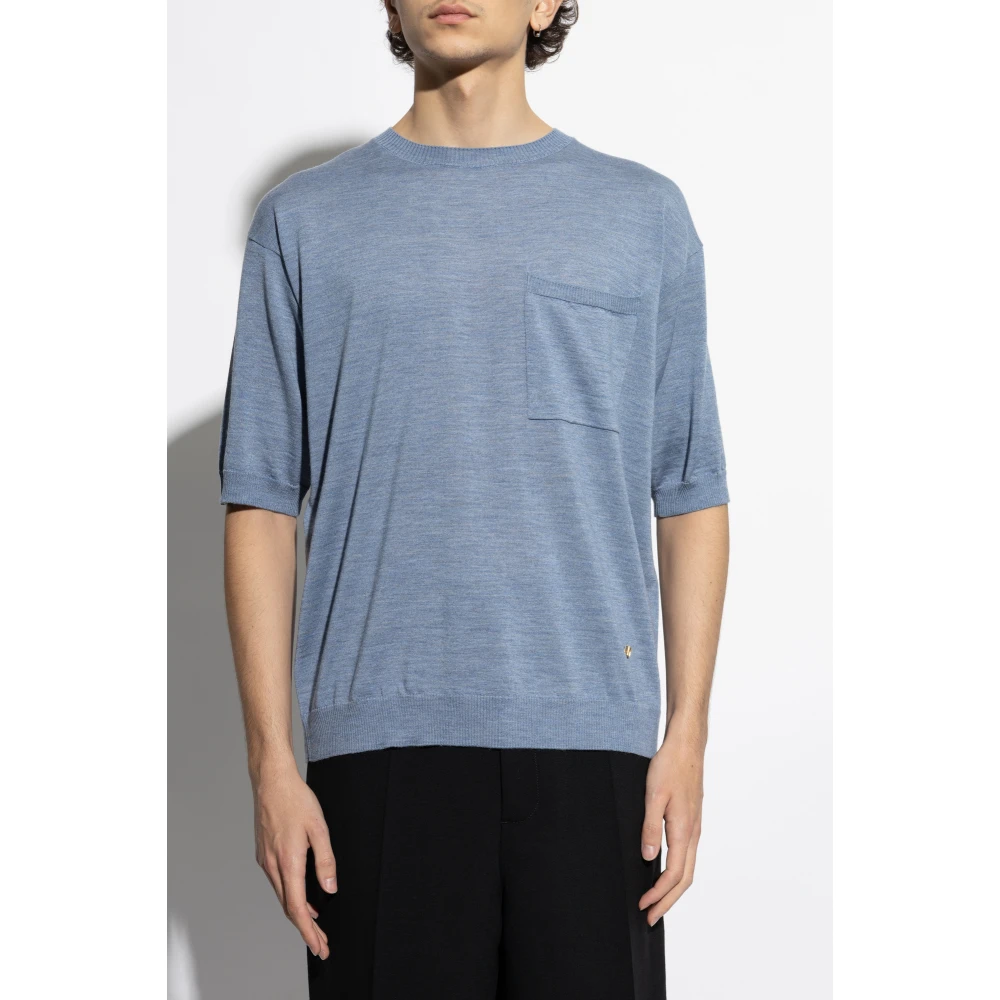 Moschino T-shirt met zak Blue Heren