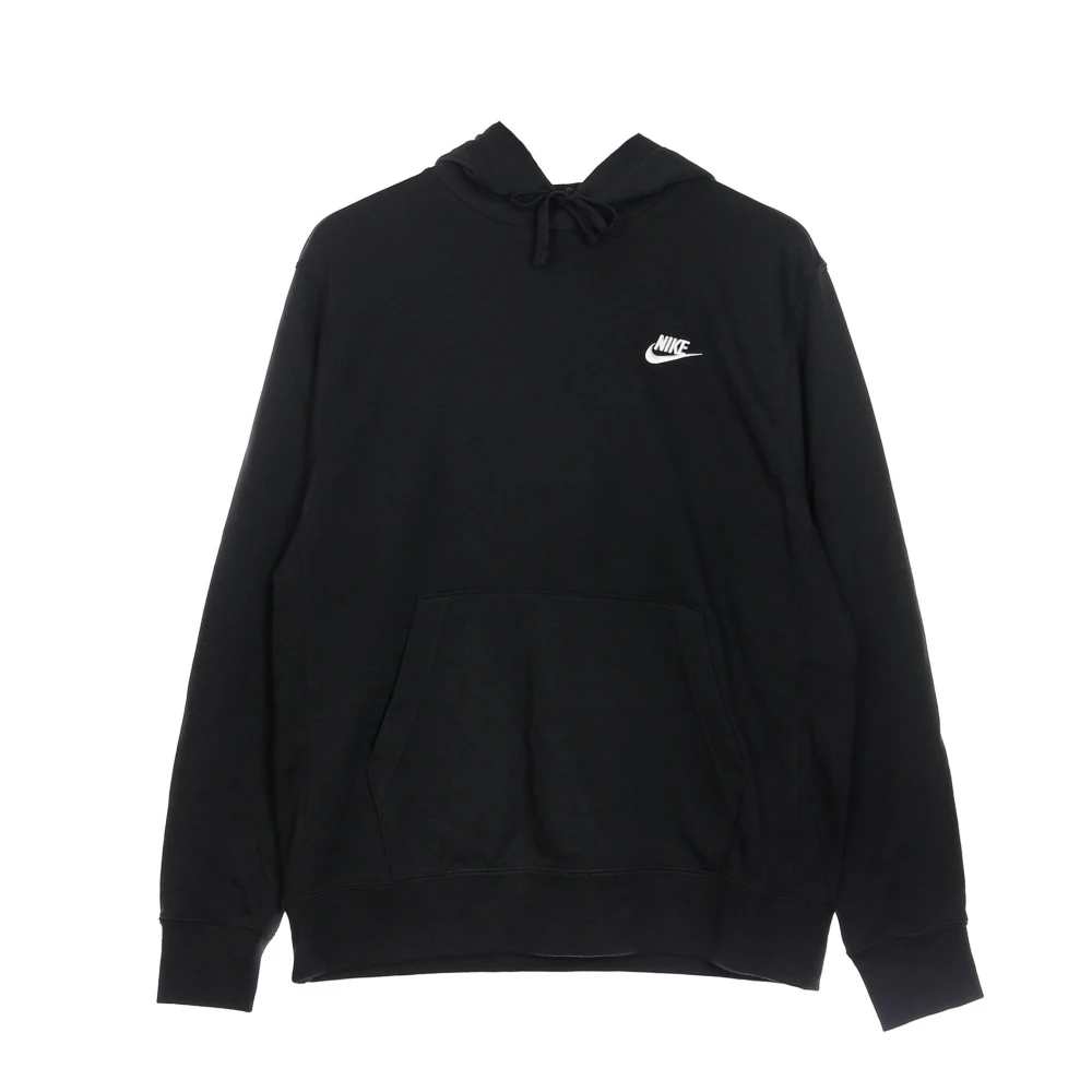 Nike Men's Black Sportswear Hoodie Lightweight /White - Long Sleeve Training Tops - Xl - Sport