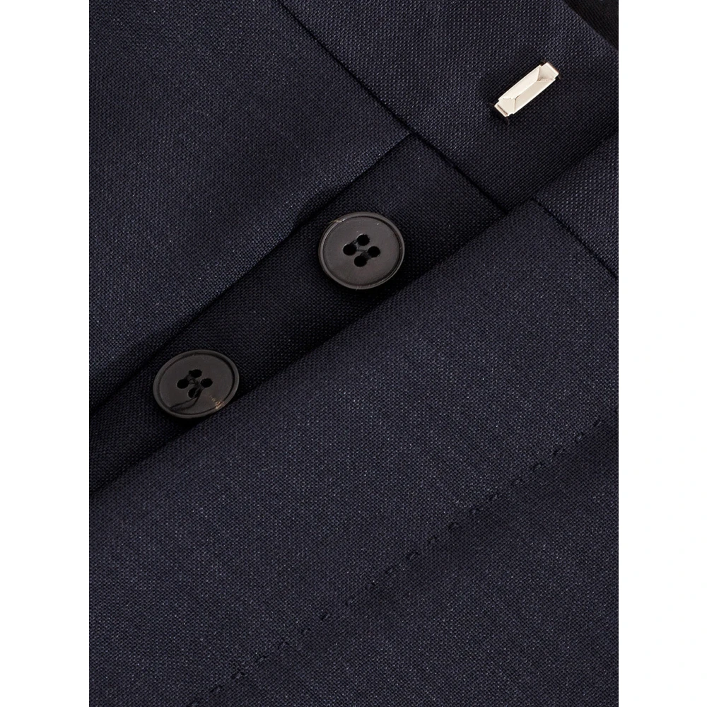 Valentino Blauwe Elegante Op Maat Gemaakte Broek Blue Heren