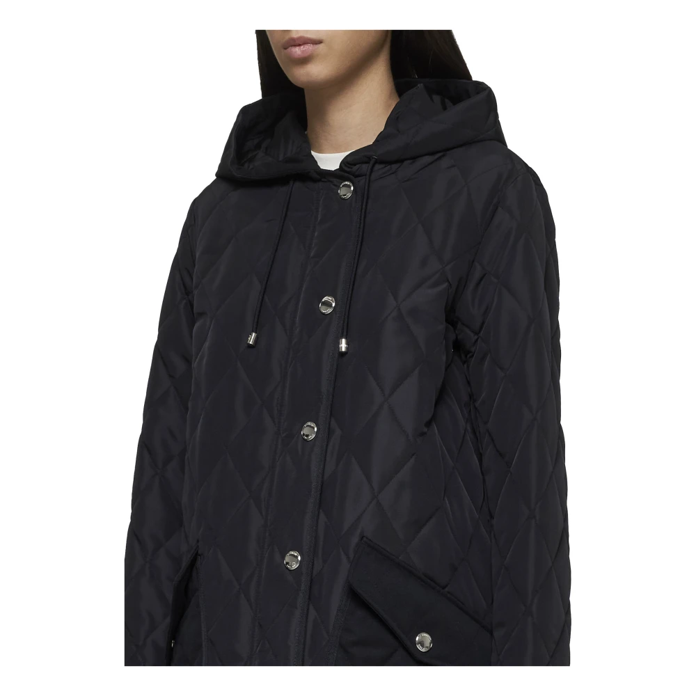 Burberry Zwarte Winterjassen Black Dames