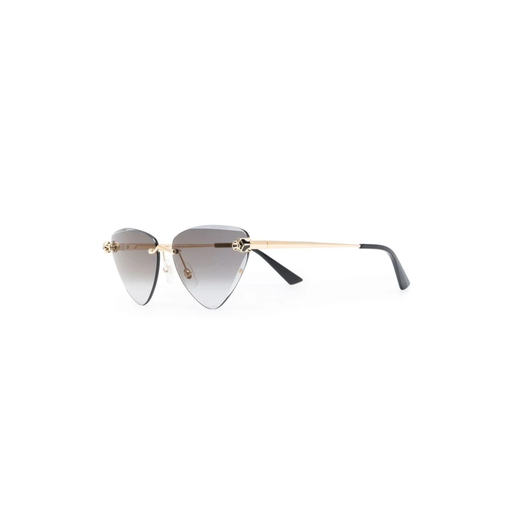 Cartier Women's Yellow Sunglasses, 62 Mm, Panthère Sunglasses