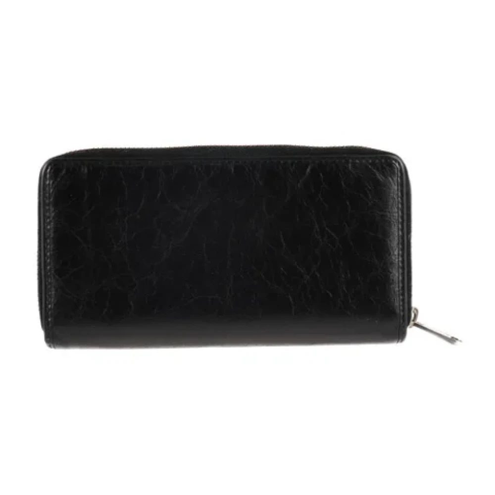 Gucci Vintage Pre-owned Leather wallets Black Dames