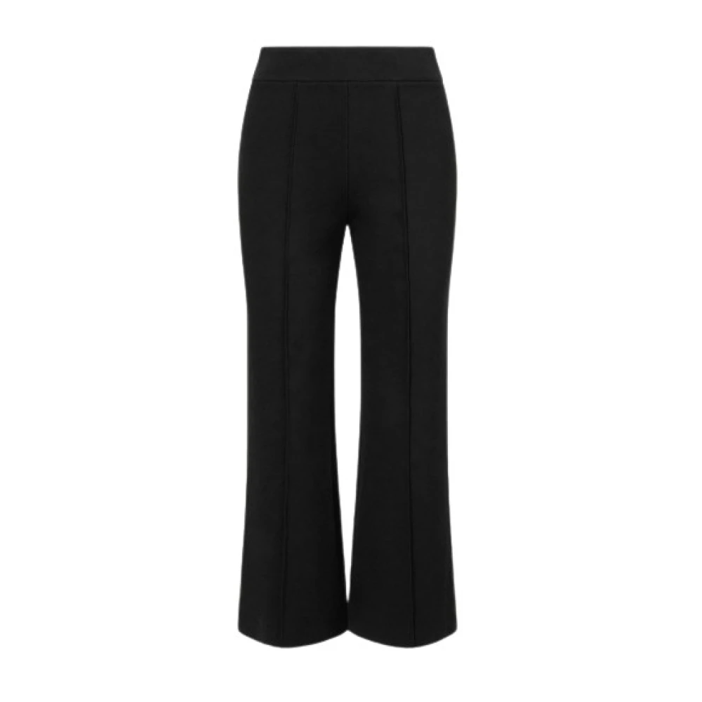 Staud Stretchy Ponte Gebreide Enkelpantalon Black Dames