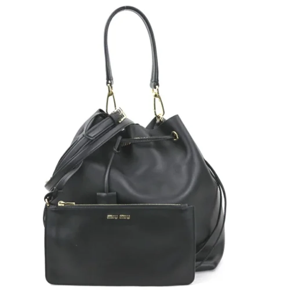 Pre-owned > Pre-owned Bags > Pre-owned Bucket Bags - - Miu Miu Pre-owned - Modalova