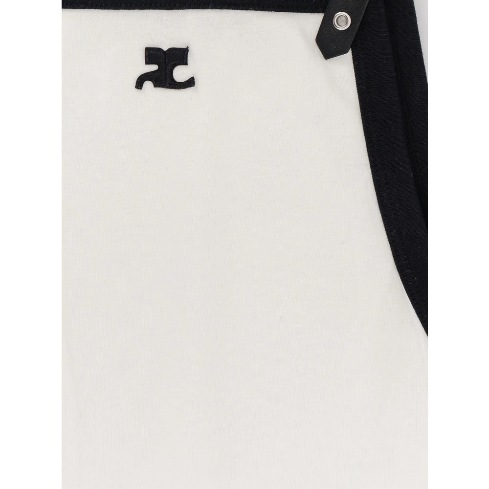 Courrèges Mouwloze Top White Dames