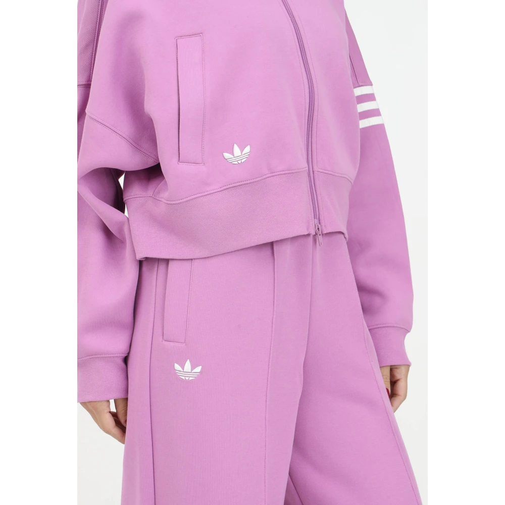 adidas Originals Hoodie met rits Pink Dames