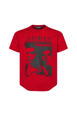 t-shirt-rouge-a-imprime-graphique