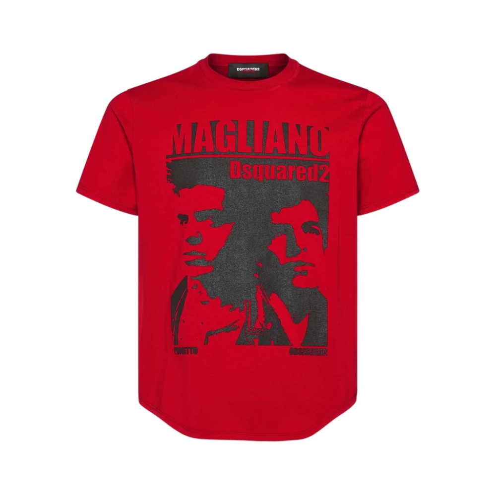 Dsquared2 - Tops > T-Shirts - Red - Dsquared2 - Modalova