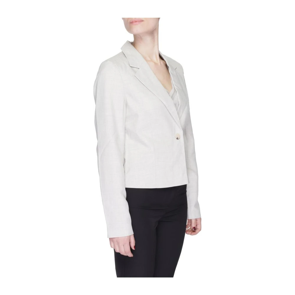 Vero Moda Grijze Polyester Blazer Damesjas Collectie Gray Dames