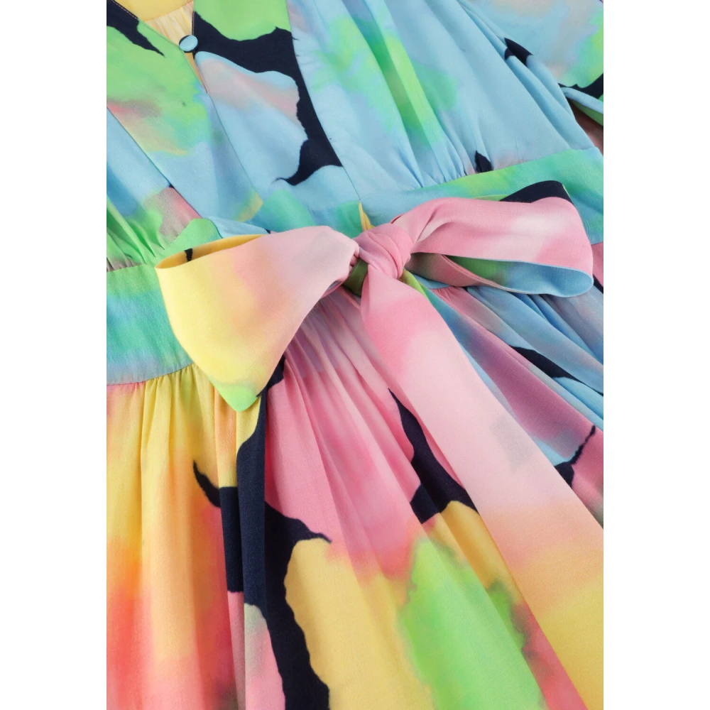 Pom Amsterdam Cherry Blossom Maxi Jurk Multicolor Dames