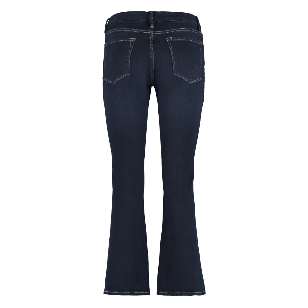 Frame Mini Boot-Cut Jeans met Contraststiksels Blue Dames