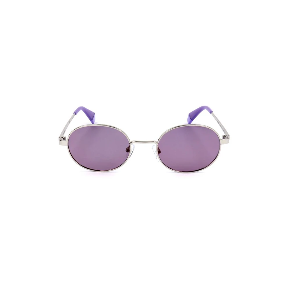 Polaroid Unisex Gray Silver Metal Sunglasses
