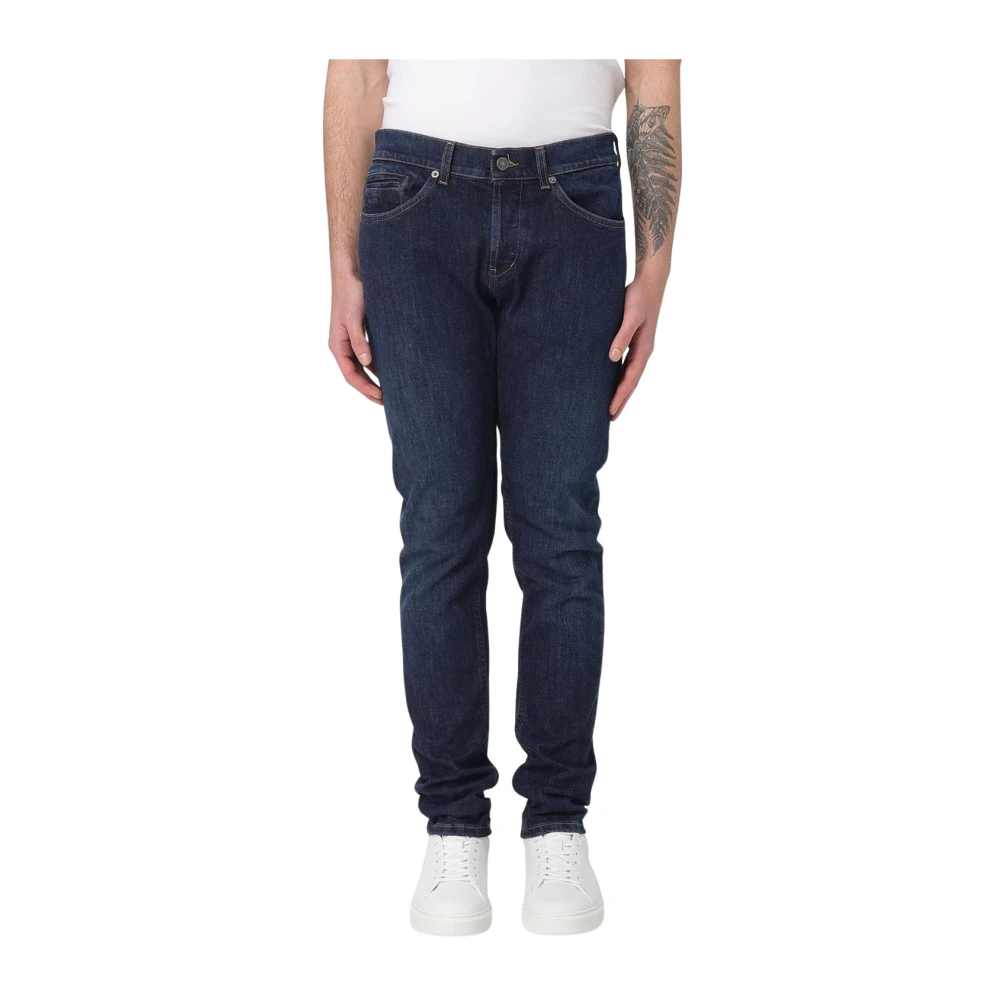 Dondup Men's Blue Slim-Fit Jeans,, Stylish Slim Fit Jeans W34