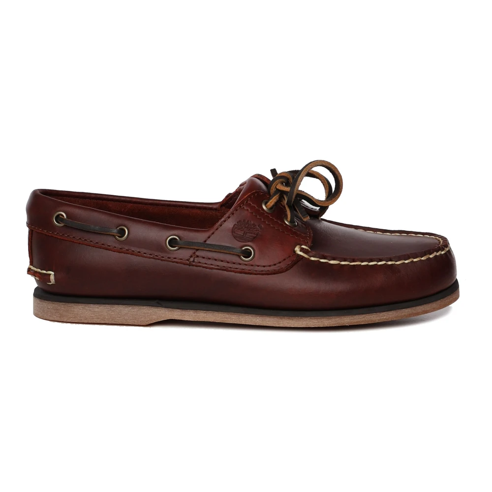 Timberland Scarpa Da Barca Classic 2-Eye Da Uomo In Marrone, Taglia 41 - Immagine 6