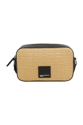 Box Logo Raffia Kameraväska