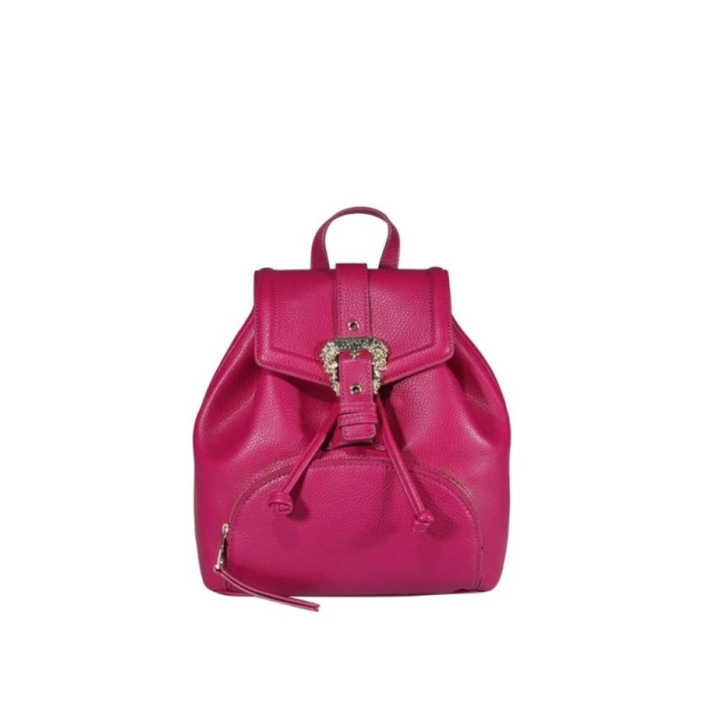 Versace Jeans Couture Ryggsäck med gyllene detaljer Pink, Dam