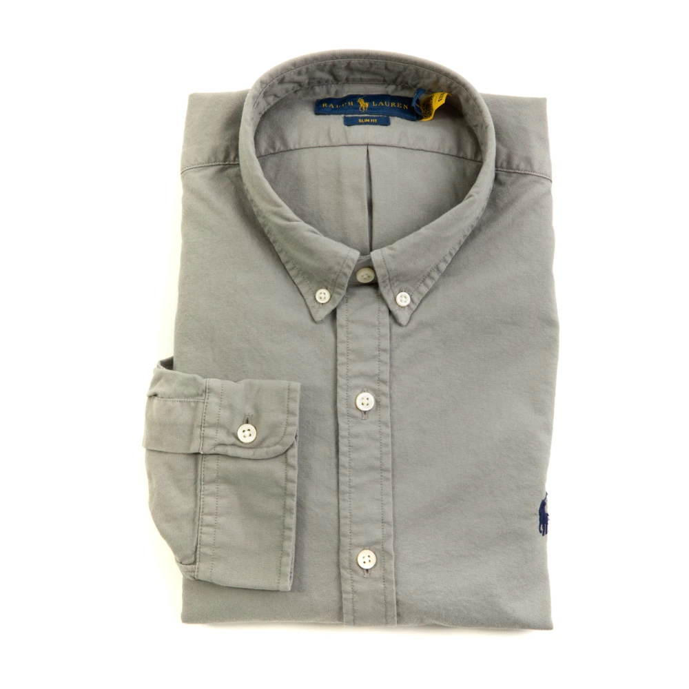 Ralph Lauren Sport Lange Mouw Shirts Gray Heren