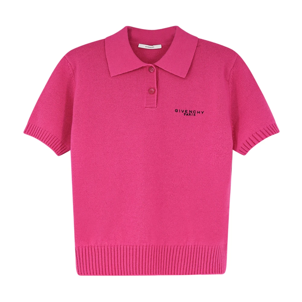 Givenchy Women's Pink Polo In Wool And Cashmere