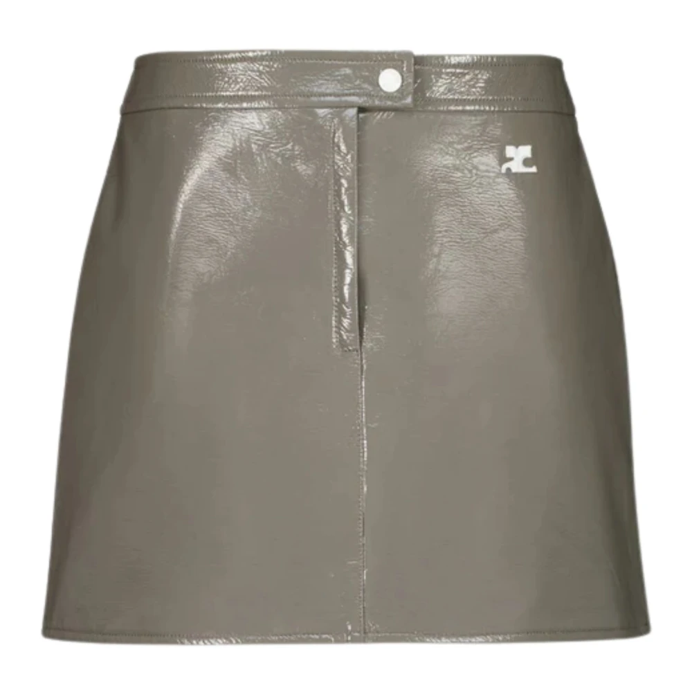 Courrèges Femme Gris - Mini-Jupe Reedition - Jupes - Taille: 36 Fr