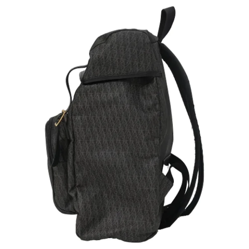Yves Saint Laurent Vintage Pre-owned Canvas backpacks Black Dames