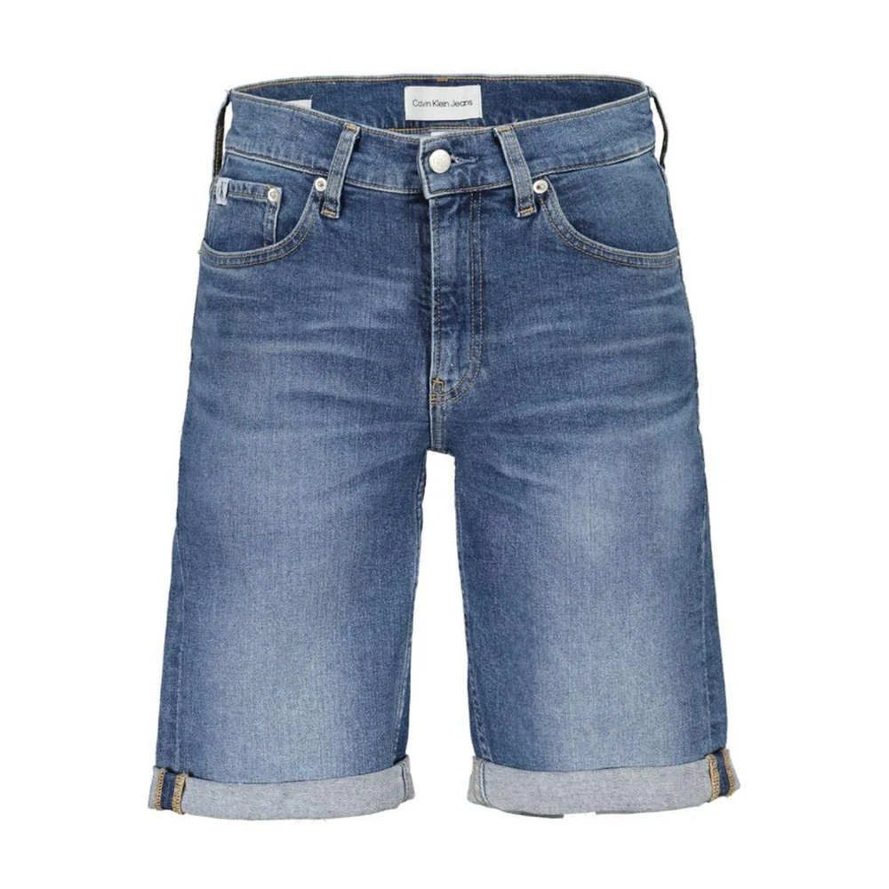 Calvin Klein Jeans Heren Bermuda Shorts Lente Zomer Collectie Blue Heren