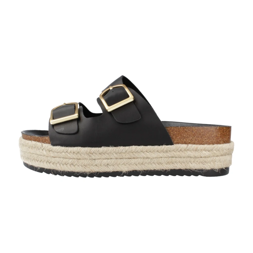 Mtng Spänne Sandal Sliders Black, Dam