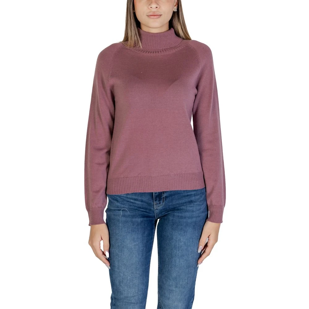 Sandro Ferrone Merino Wol Roze Trui Collectie Pink Dames