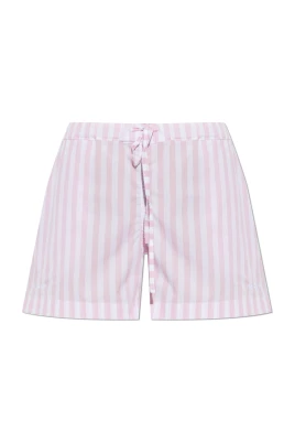 Broderade bomullsshorts