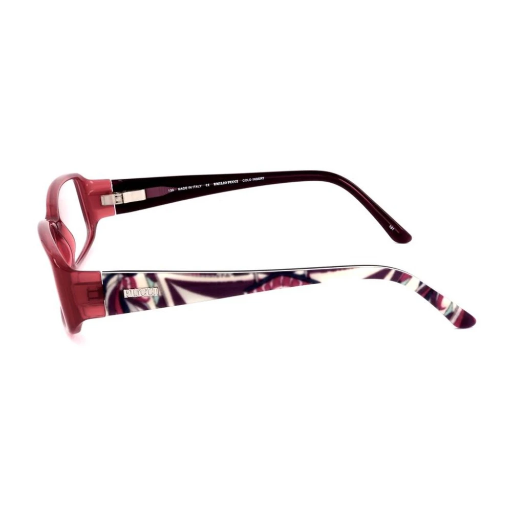 EMILIO PUCCI Antiek Roze Plastic Montuur Bril Pink Dames