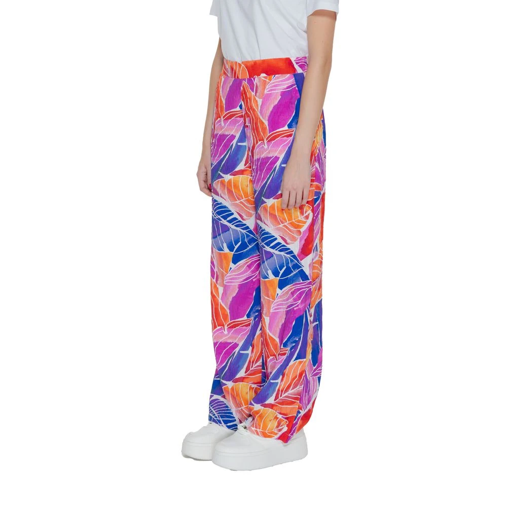 Vila Multicolor Palazzo Jeans & Broek Multicolor Dames