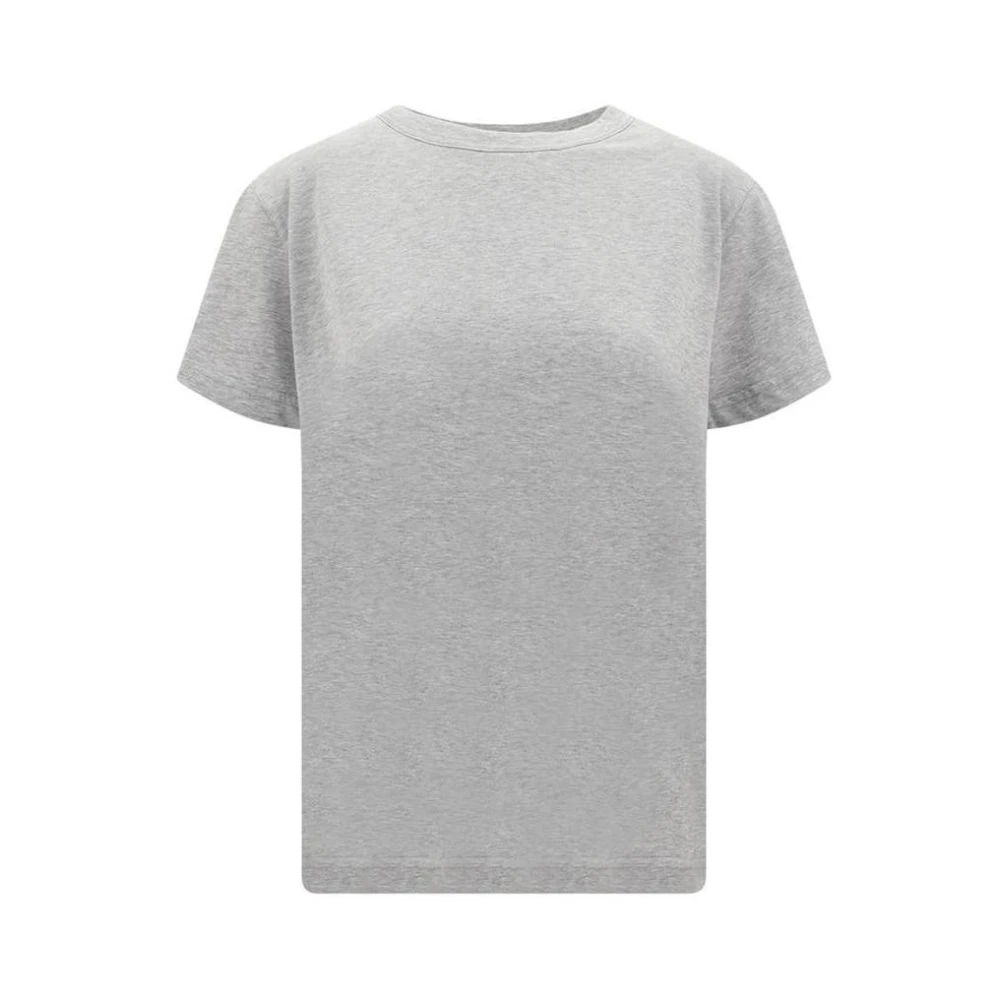 Fabiana Filippi Sprankelende Crew Neck T-shirt Gray Dames