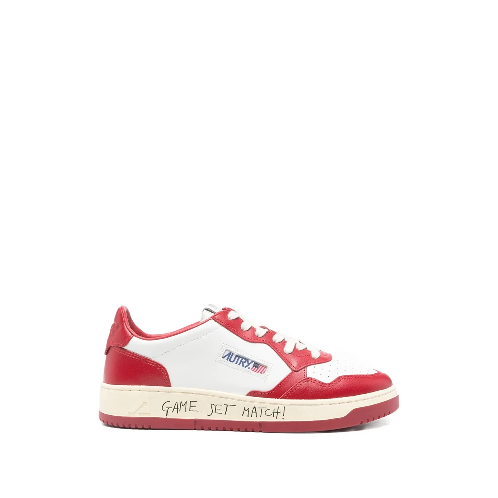 Autry Medalist Low Sneaker Heren Schoenen Rood