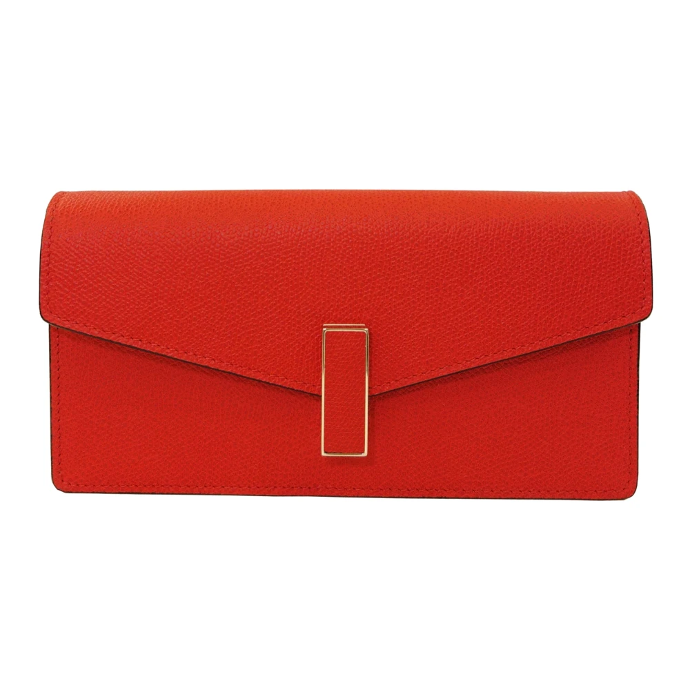 Valextra Wallets & Cardholders Red Dames