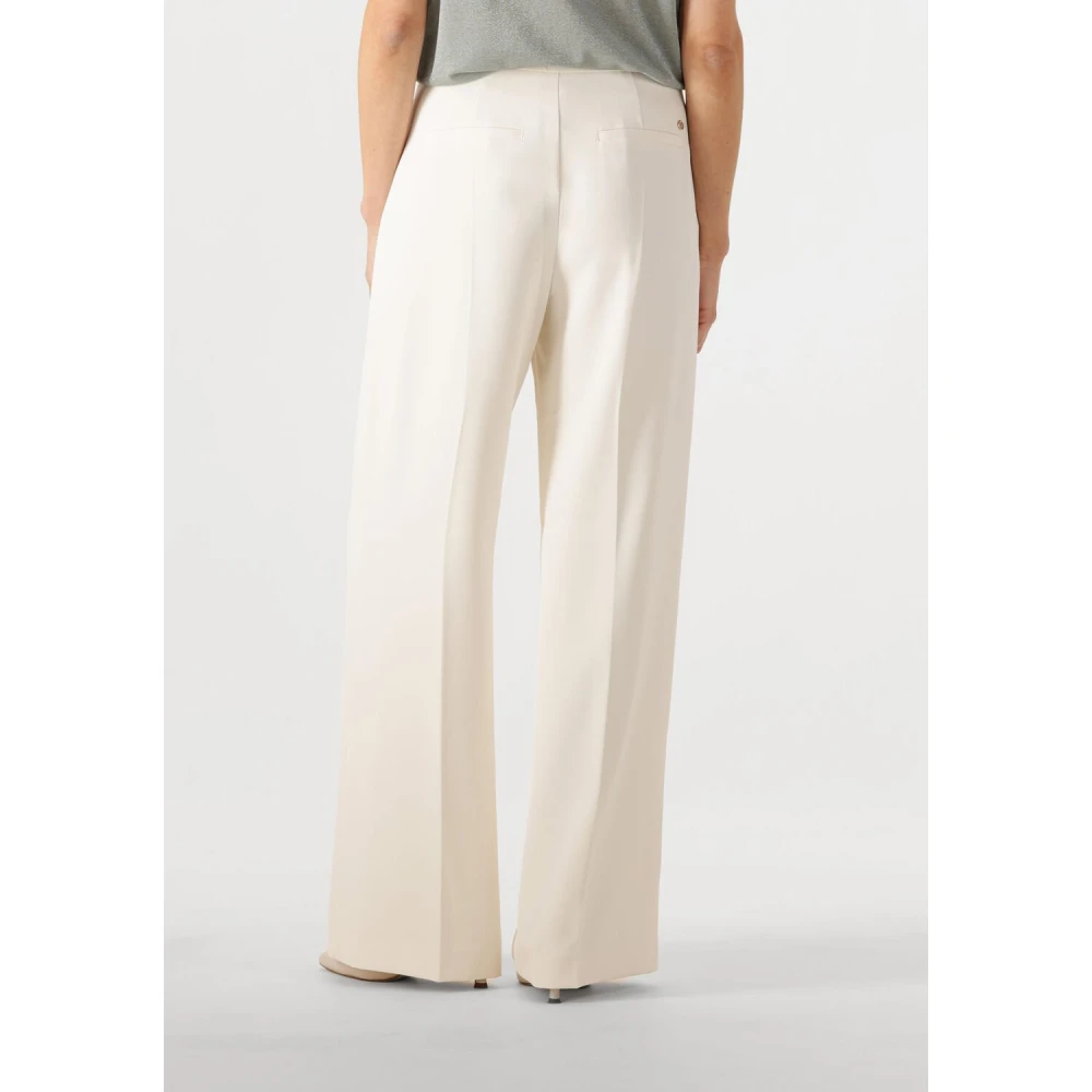MOS MOSH Elegante Leya Miley Broek in Ecru Beige Dames