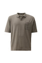 short-sleeved-fine-knit-polo-shirt