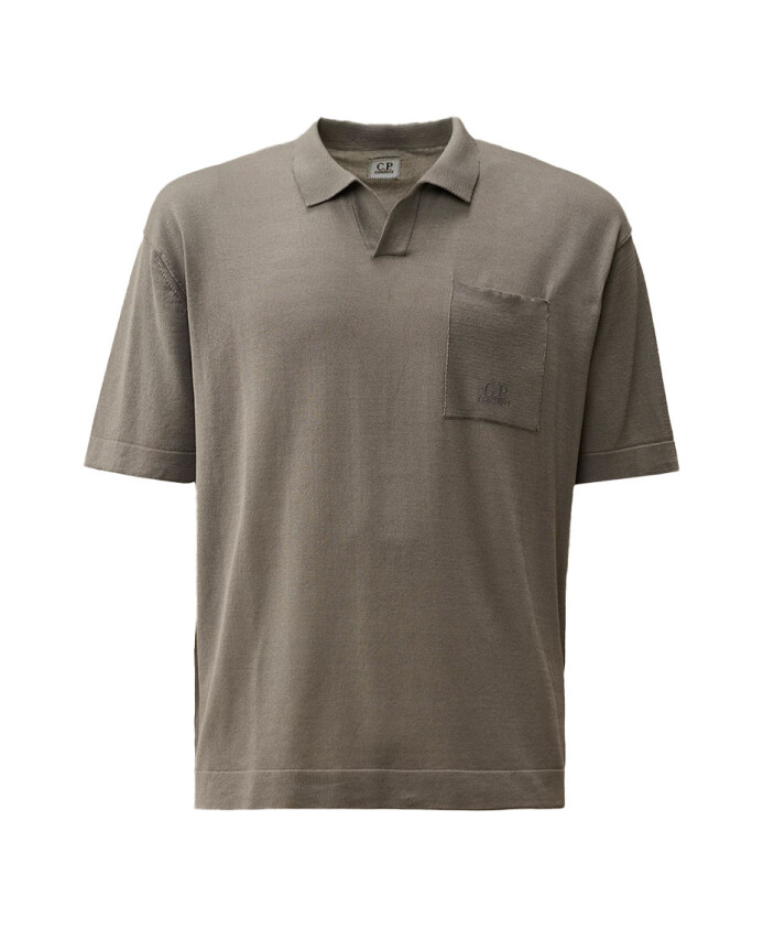 short-sleeved-fine-knit-polo-shirt