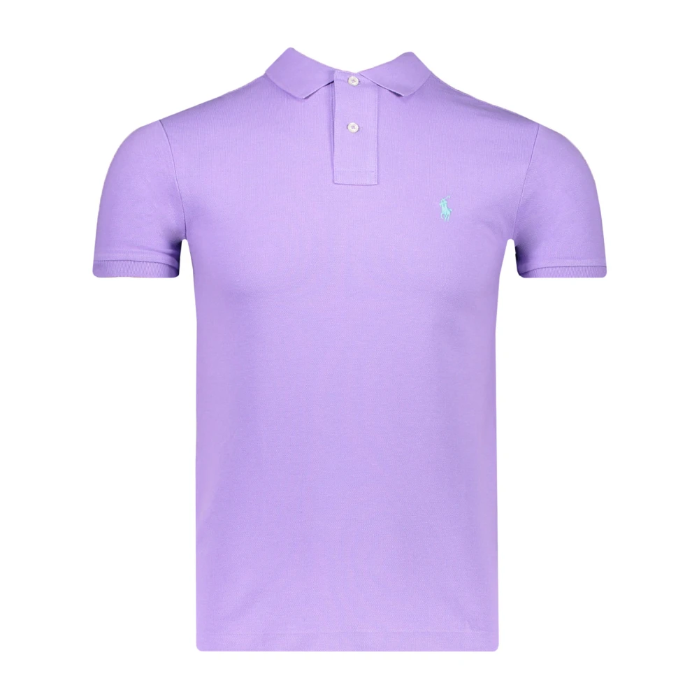 Polo Ralph Lauren Paars Polo Shirt Ss23 Collectie Purple Heren