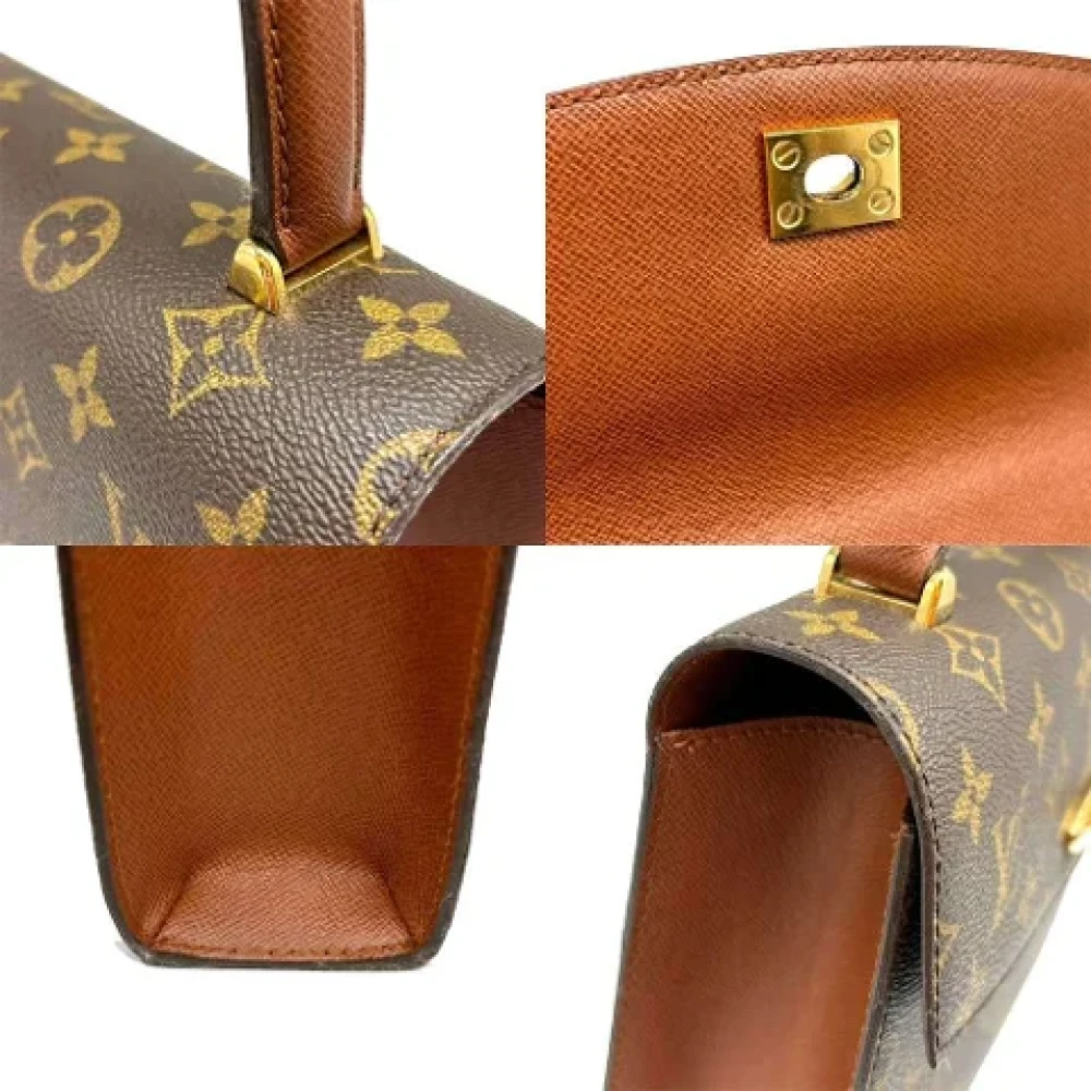 Louis Vuitton Vintage Pre-owned Canvas handbags Brown Dames