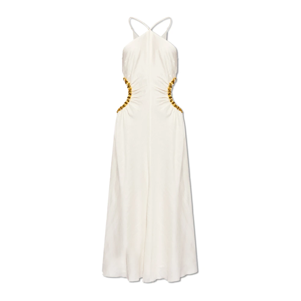 Cult Gaia Silvia mouwloze jurk White Dames