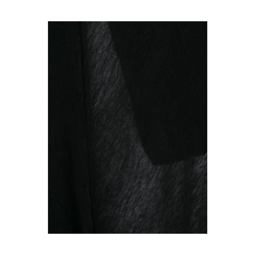 Fedeli Zwarte Cashmere Omslag Sjaal Black Heren