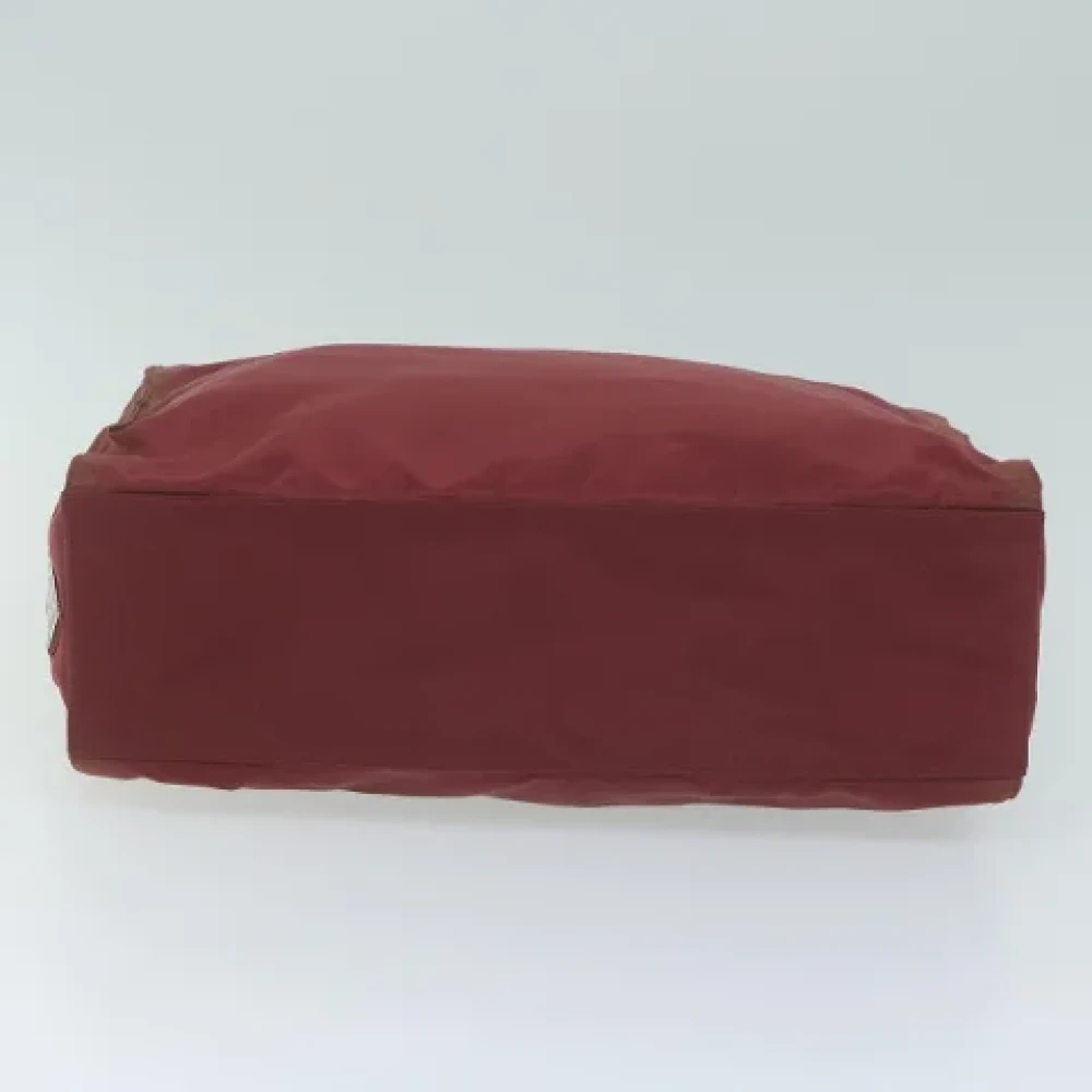 Prada Vintage Pre-owned Fabric prada-bags Red Dames