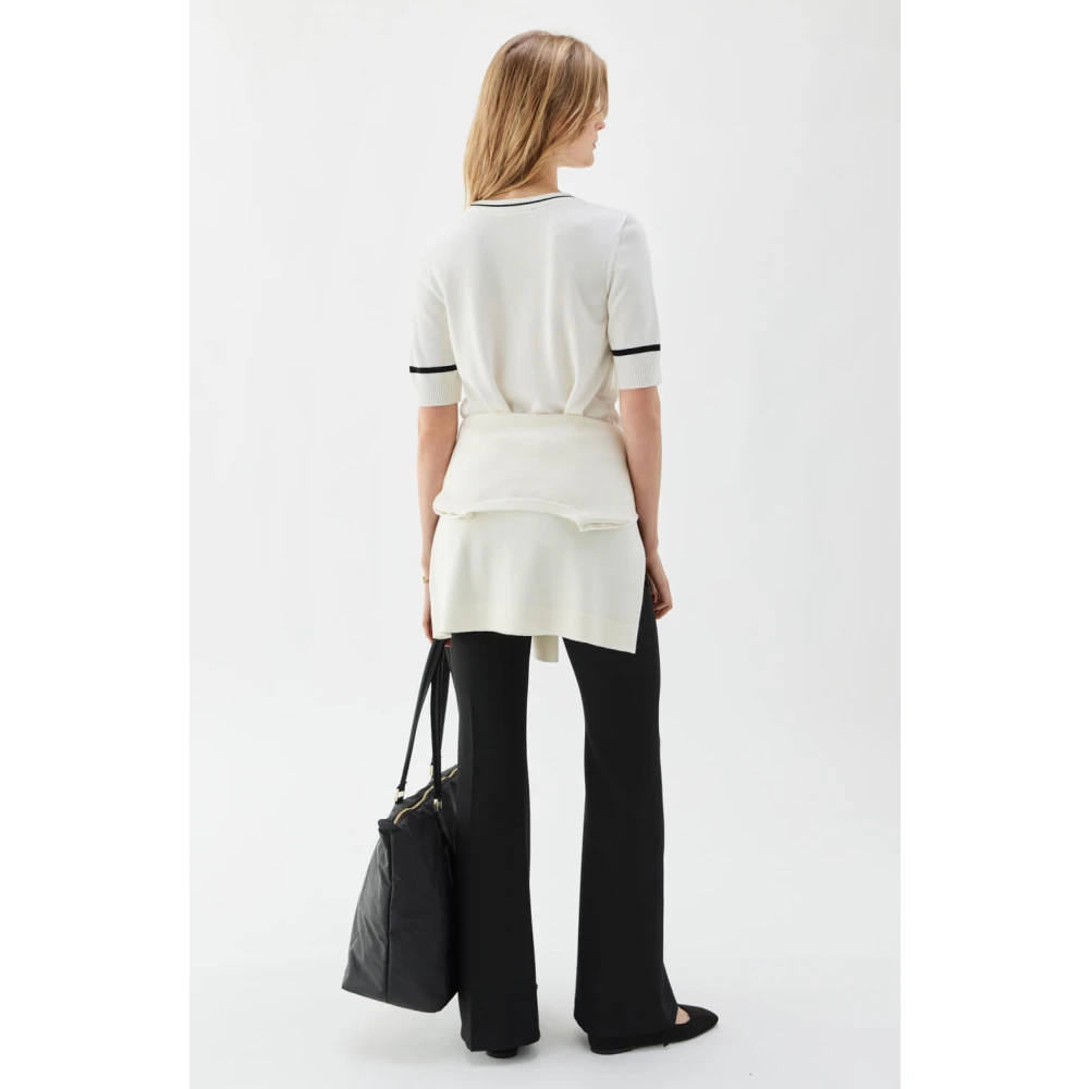 Busnel Karla Contrast Top Beige Dames