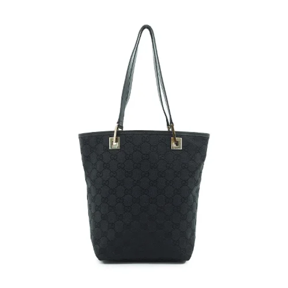 Gucci Vintage Pre-owned Canvas gucci-bags Black Dames