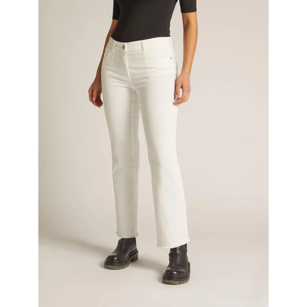 Elena Mirò Stijlvolle Broek White Dames