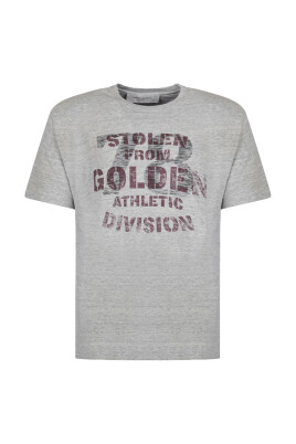 grey-printed-t-shirt-with-burgundy-print
