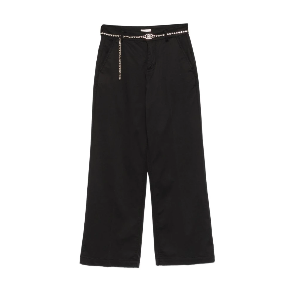 Liu Jo Mujer Negro Pantalones, Talla: W31