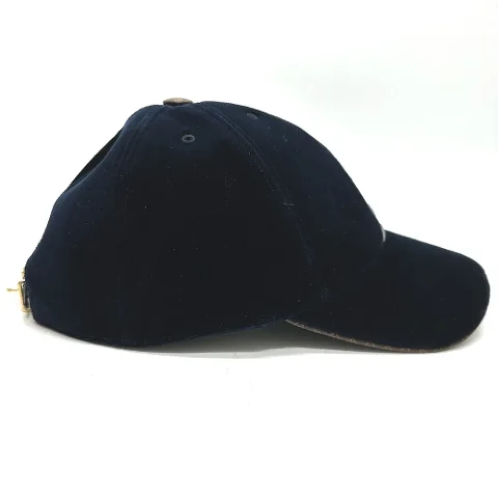 Louis Vuitton Vintage Pre-owned Cotton hats Blue Dames