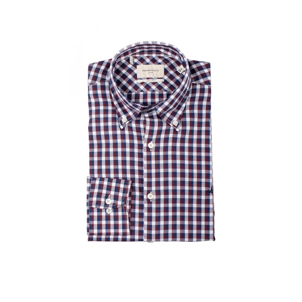 Brooksfield Herenoverhemd Klassieke Stijl Multicolor Heren